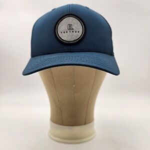 PGA Tour Pro Series AirFlux Golf Hat Blue Perforated Snapback Performance Cap